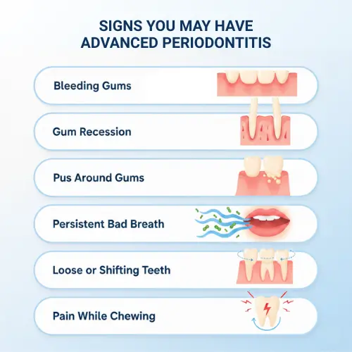 Signs You May Have Advanced Periodontitis