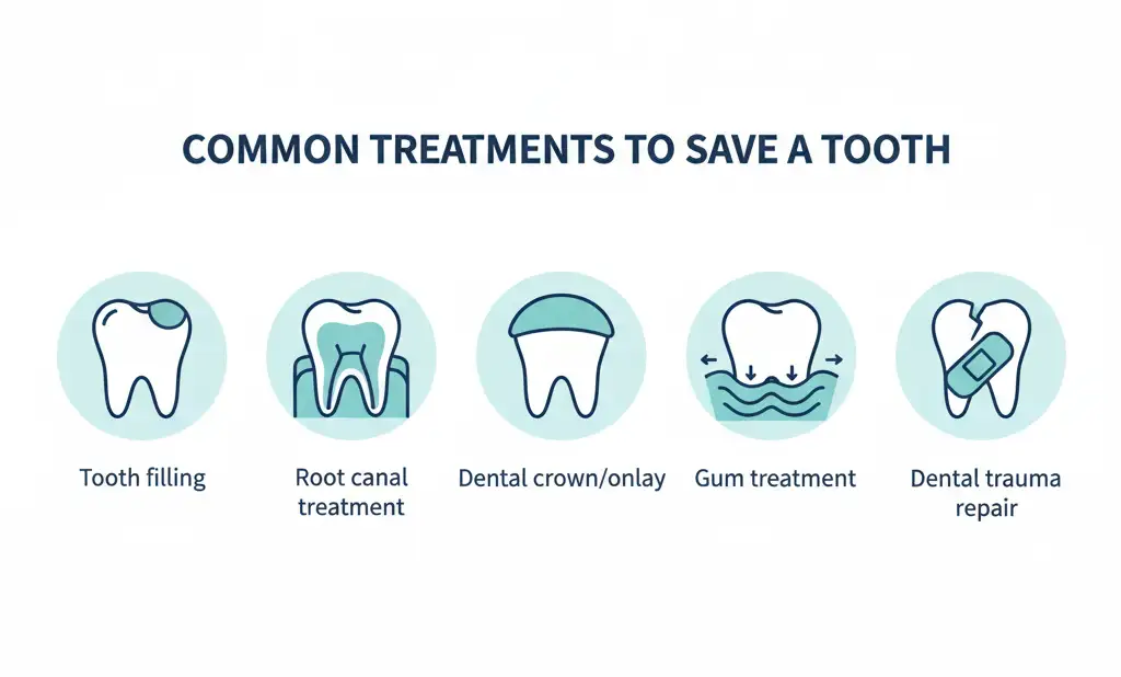 Common Treatments to Save a Tooth
