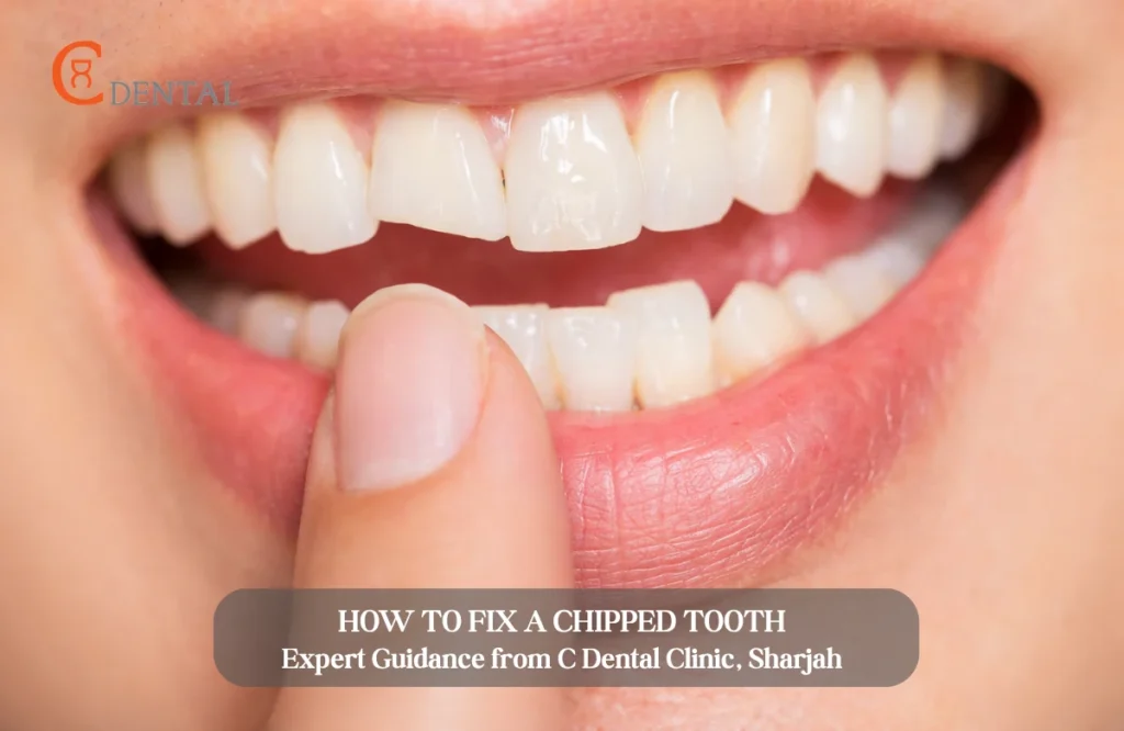 How to Fix a Chipped Tooth: Expert Guidance from C Dental Clinic, Sharjah